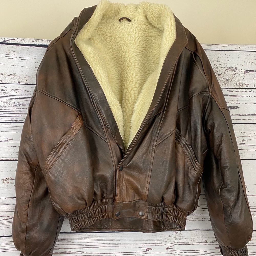 MEN’S HANDMADE TURKISH LEATHER BOMBER JACKET